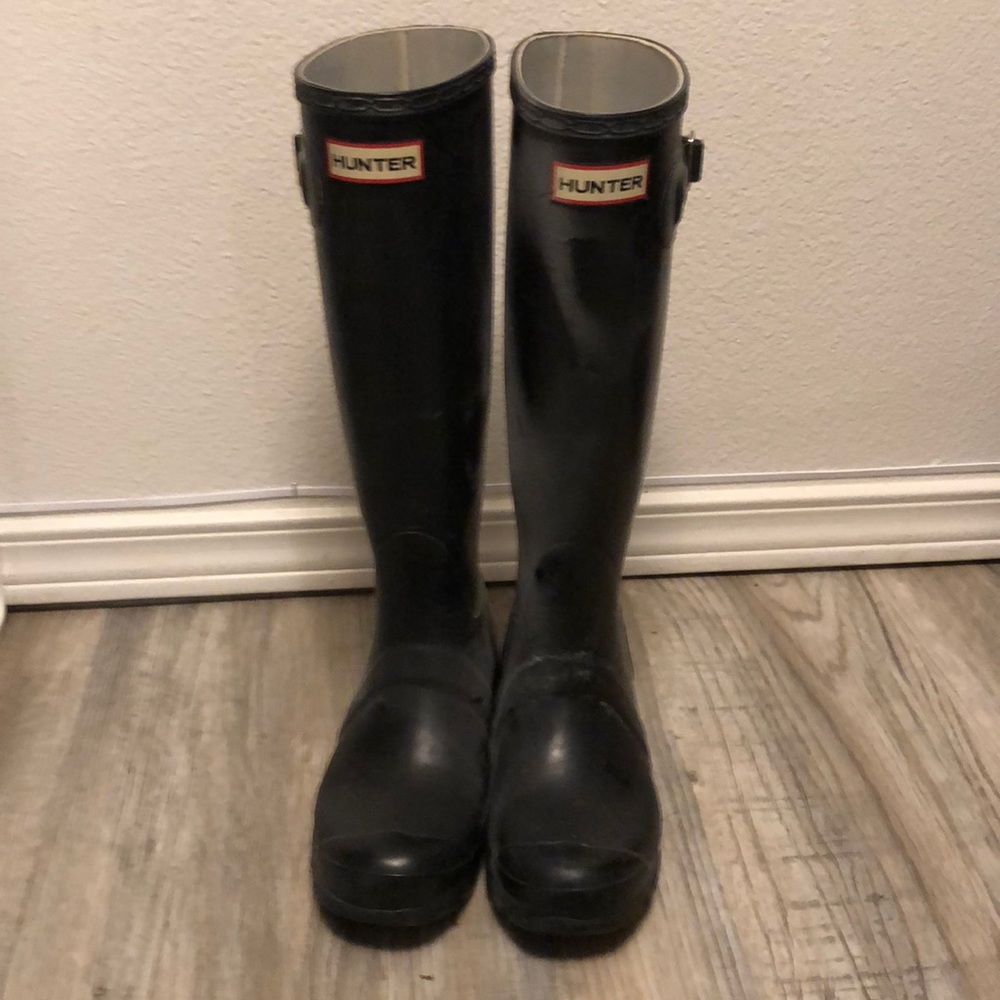 Hunter tall rain boots